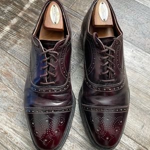 Vintage Cordovan Leather wingtip shoes